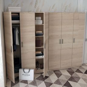 Комплект шкафов для одежды Doros Промо (2 шт.) 270х48х204 см Дуб сонома (DRS-011218)