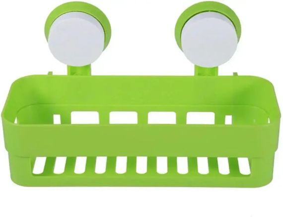 Настінна підставка для мила губки шампуні на присосках LY-571 | Зображення 2