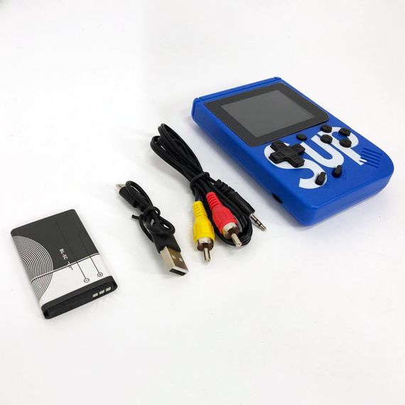 Игровая приставка консоль Sup Game Box 500 игр, Ретро приставка денди, Тетрис приставка. Цвет: синий | Зображення 7