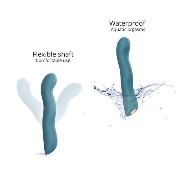 Вібратор Love To Love SWAP - TEAL ME, з пульсівною перлиною для точки G, 3 мотори, гнеться | Зображення 3