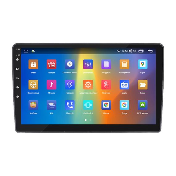 Штатная магнитола 10" Lesko для Mitsubishi Outlander I 2002-2008 4/64Gb CarPlay 4G Wi-Fi GPS Prime Митцубиси | Зображення 1