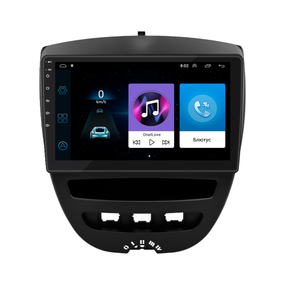 Штатна магнітола Lesko для Citroen C1 I Рестайлинг 2 2012-2014 екран 10" 1/16Gb/ Wi-Fi GPS Optima