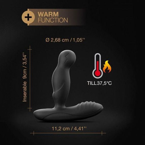 Массажеры простаты Dorcel P-Swing с вращающейся головкой, пультом ДУ и подогревом | Зображення 3
