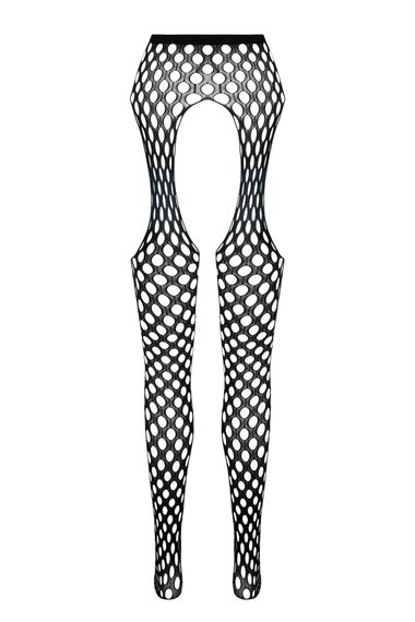 Колготки-бодістокінг Passion ECO S003 One size Чорні | Зображення 6