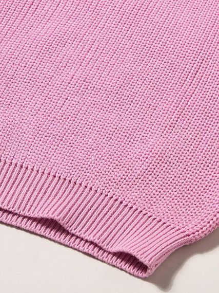 Дитячий в'язаний светр для дівчинки Green Cotton 110 см Рожевий (25111273) | Зображення 3