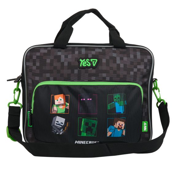 Сумка школьная А4 YES В-1 Minecraft Adventure 550423 2.7х6.5х34 см | Зображення 1