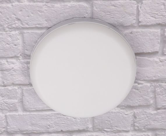 Сучасний круглий світильник стельовий LED для кімнати кухні ванної 25161 Білий 3х17х17 см. | Зображення 1