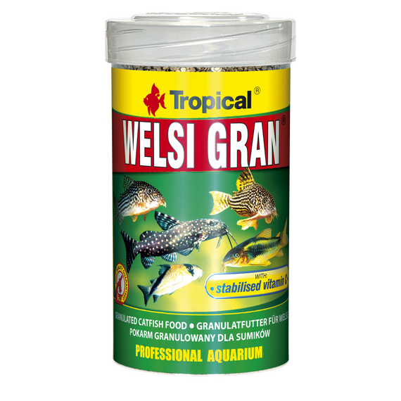 Корм Tropical Welsi Gran для акваріумних донних риб гранули 65 г/ 100 мл