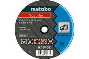Круг відрізний Metabo NOVOFLEX 230 x 3.0 x 22.23 mm СТАЛЬ, TF 41 616452000