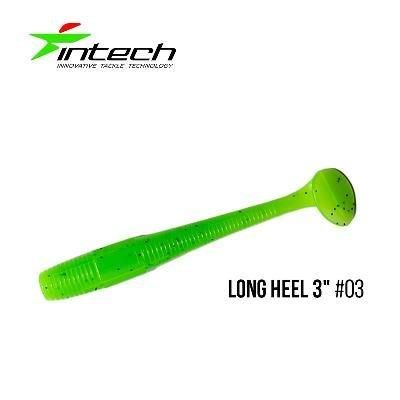 Силиконовая приманка, Съедобный силикон Intech Интеч Long Heel 3 "8 шт #03