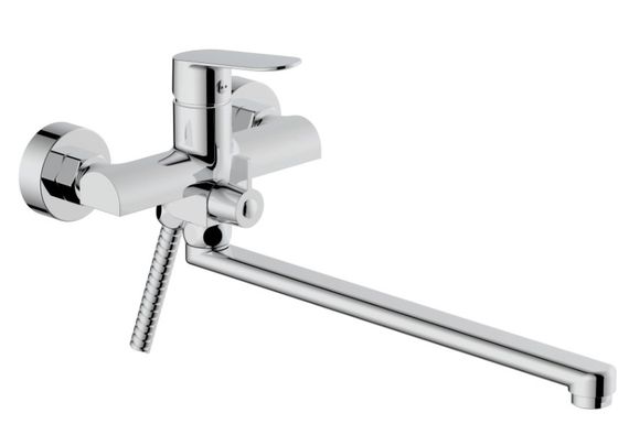 Змішувач для ванни Qtap Evia Chrome QTEVI260CRM47579