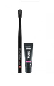 Набір Curaprox Black Set: зубна паста з активованим вугіллям (чорна) 10 мл.,та зубна щітка CS 5460 чорного кольору.
