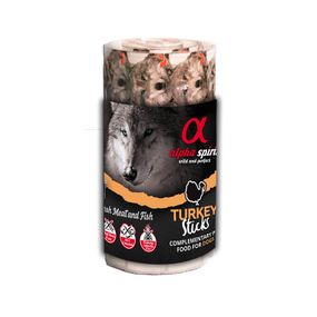 Alpha Spirit Turkey Sticks for Dogs ласощі для собак з індичкою 16 шт х 10 гр