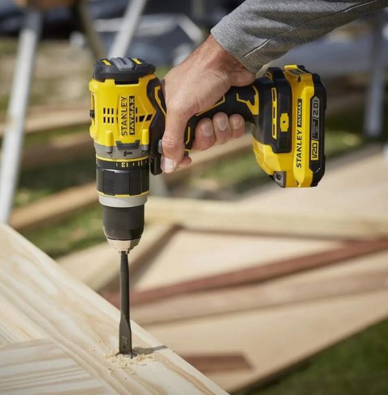Дриль-шурупокрут ударний акумуляторний Stanley Fatmax з АКБ та ЗП SFMCD721D2K | Зображення 1