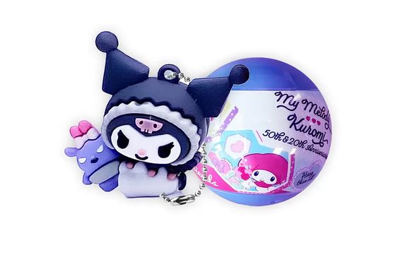 Фігурка-сюрприз HK024 на ланцюжку в кулі "Hello Kitty" - Моя Мелоді ТА Куромі (в асортименті) COOL THINGS | Зображення 2