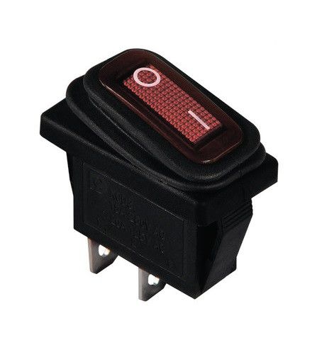 Перемикач KCD3-101W R/B 1 червоною кнопкою вологостійкий Ny95500844