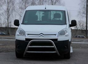 Кенгурятник WT022 (нерж.) для Citroen Berlingo 2008-2018 гг