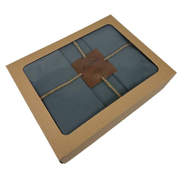 Комплект постільної білизни SoundSleep Stonewash Adriatic Light Green євро світло-зелений (94350692) | Зображення 2