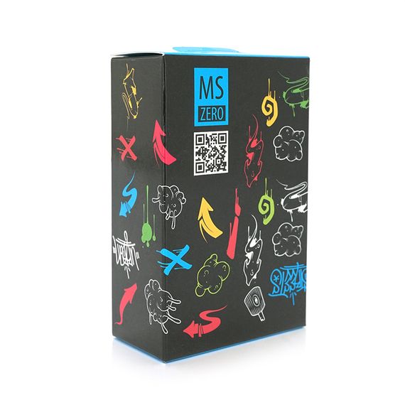 Миша USB Merlion MS-Zero, довжина кабелю 115см, 2 кнопки + scroll, (98х60х36 мм), Black, Q200 | Зображення 2