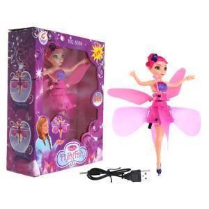 Літаюча фея Flying Fairy Інтерактивна іграшка Лялька для дівчаток з керуванням польотом від руки | Зображення 1