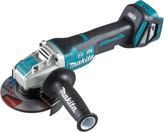 Шліфмашина кутова акумуляторна Makita DGA519Z (125 мм, 3000-8500 об/хв, BL, LXT, X-LOCK, без акумуляторів та зарядного пристрою)