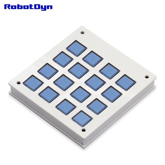 Корпус для клавіатури 4x4 Чорний