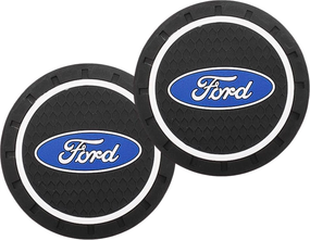 Силіконовий килимок у підсклянник із логотипом Ford комплект 2 штуки