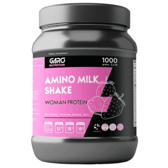 Протеїн GARO Nutrition Amino Milk Shake 1000 g /30 servings/ Strawberry