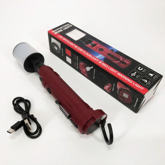 Фонарик мощный для кемпинга аккумуляторный, Лампа для кемпинга отдыха Фонарик светодиодный туриста IX-90 | Зображення 1