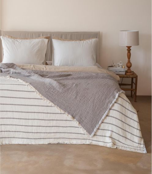 Муслінове покривало Moss Exclusive Muslin 230 х 250 см. Kahve