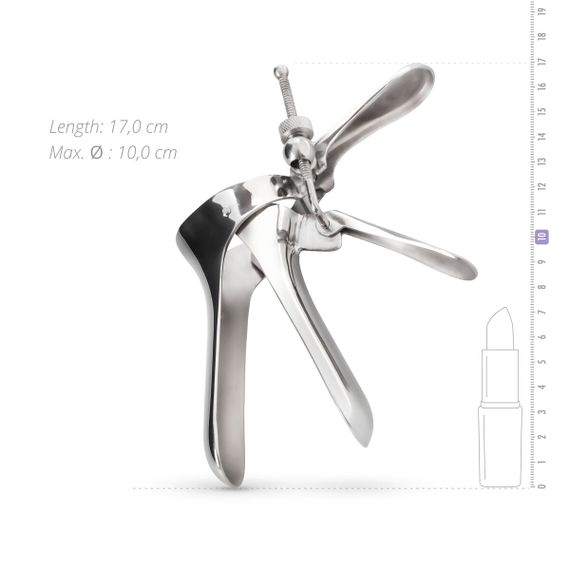 Вагинальный расширитель спекулум Sinner Gear Unbendable — Large Cusco Vaginal speculum | Зображення 4