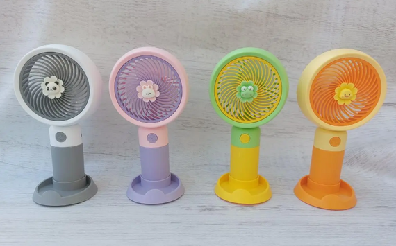 Бездротовий вентилятор на підставці від USB, Дорожній міні вентилятор   знижка | Зображення 6