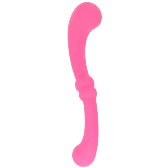 Вібратор двосторонній CalExotics Pretty Little Wands рожевий Sex Aura | Зображення 1