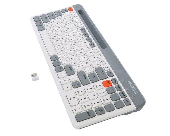 Бездротова клавіатура Maxxter KBW-02G-UA | Зображення 3