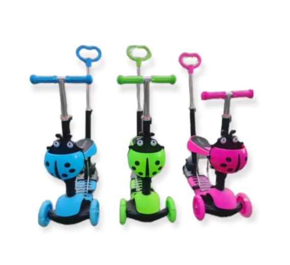 Детский самокат Best Scooter 5в1  Божья коровка | Зображення 3