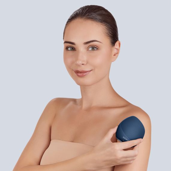 Ультразвукова щітка для тіла та інтенсивний пілінг GESKE Sonic Body Brush&Intensive Exfoliator 7в1 starlight, Синій | Зображення 3