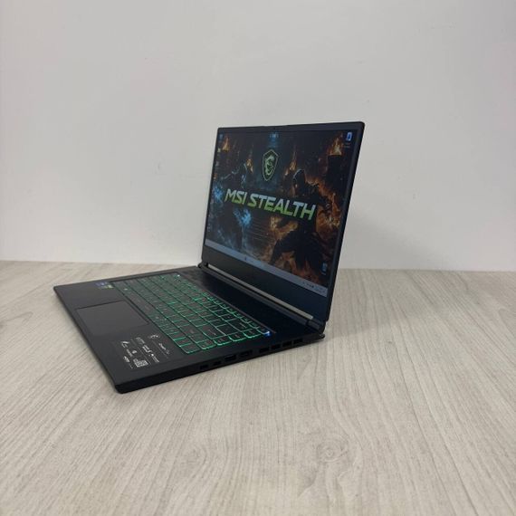 Игровой ноутбук Б-класс MSI Stealth 15M A11UEKV / 15.6" (1920x1080) IPS / Intel Core i7-11375H (4 (8) ядра по 3.0 - 5.0 GHz) / 16 GB DDR4 / 512 GB SSD NVMe / nVidia GeForce RTX 3060, 6 GB GDDR6, 192-bit / WebCam б/у | Зображення 5