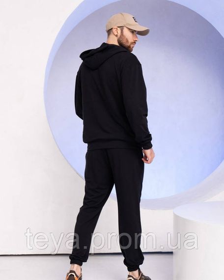 Спортивний костюм колір чорний розміри XL, L, 3XL, XXL, M, S FI_009540 | Зображення 2