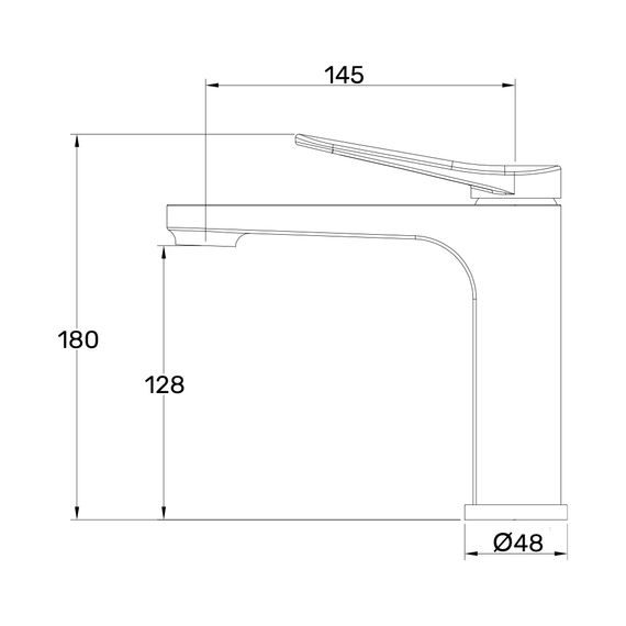 Змішувач для умивальника Gappo G1010 | Зображення 1