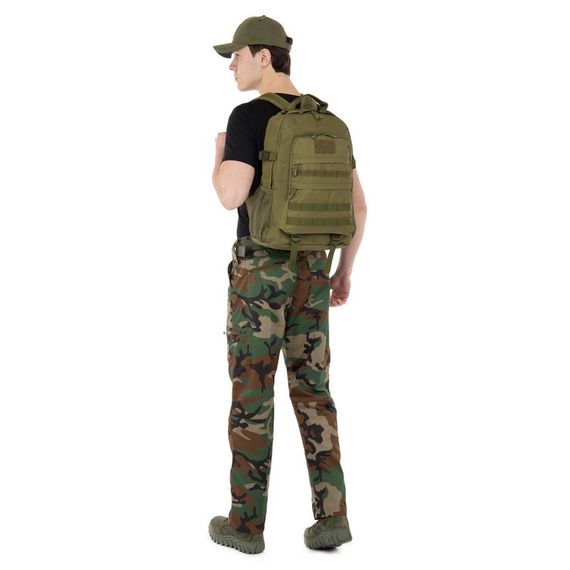 Рюкзак тактичний штурмовий Military Rangers ZK-9114 Олива | Зображення 7