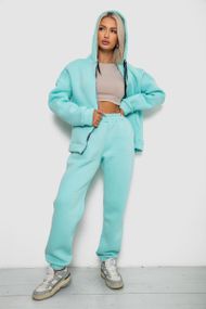 Спортивный костюм женский на флисе, цвет мятный, 238R5715