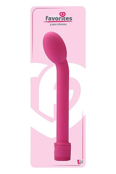 Вібратор для точки G, клітора і простати All Time Favorites G-Spot Vibrator Pink — регульована вібрація | Зображення 2