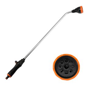 Зрошувач ручний Bradas BLACK LINE з насадкою 8-функціональний, з клапаном, 83 см ECO-4450