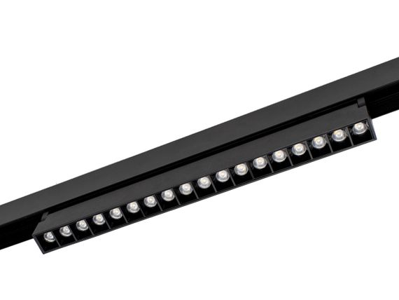 Магнитный трековый поворотный светильник KW-293/18W NW DC48V BK