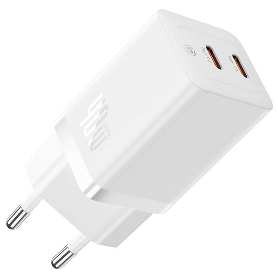 МЗП Baseus GaN5 Pro OS + Type-C to Type-C 40W (CCGP18010) White | Зображення 7