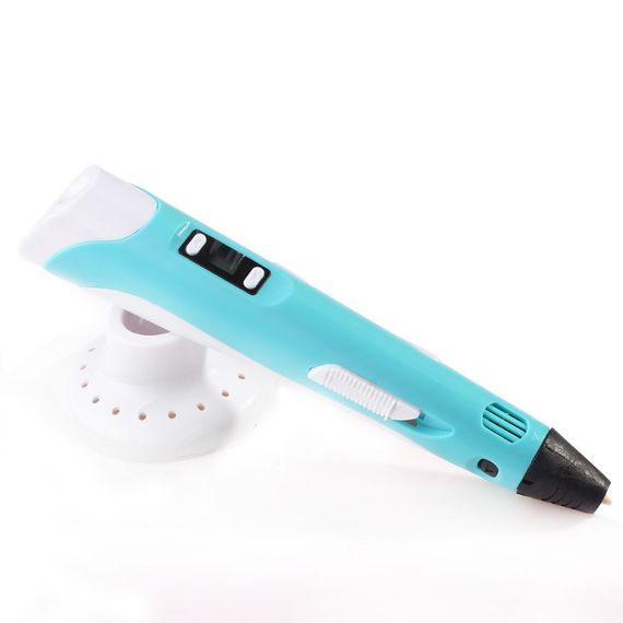 Оригінальна 3d ручка 3D ручка Smart 3D Pen 2 блакитна, 3d ручка з дисплеєм, 3d ручка ND-561 на акумуляторі | Зображення 1