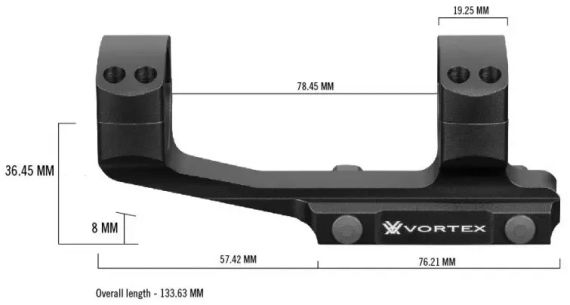 Моноблок Vortex Viper Extended Cantilever. d - 34 мм. Hight. Weaver/Picatinny | Зображення 2