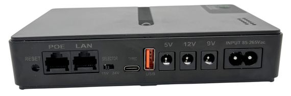 Джерело безперебійного живлення для роутера та іншої техніки USB, 5 V, 9 V, 12V ДБЖ UPS DC1018L павербанк УПС | Зображення 2