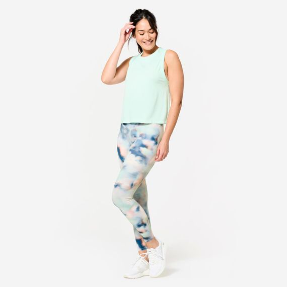 Майка жіноча для фітнесу укорочена світло-зелена - L | Зображення 1