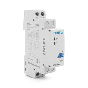 Реле часу CHINT NTE8A015S, на DIN-рейку, затримка відключення-0.1с-5с, Ue/le: AC-15 240В/0, 75А, -5°С~+40°С, 93х66, 5х18, 5 мм
